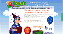 Desktop Screenshot of froggleparties.com